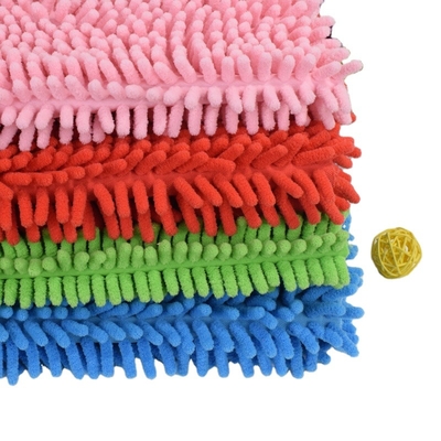 Wrinkle Resistant Hot Sales Chenille Cleaning Microfiber Chenille Cloth 100% Polyester Blanket Chenille Shaggy Fabric Microfiber Mop Cloth